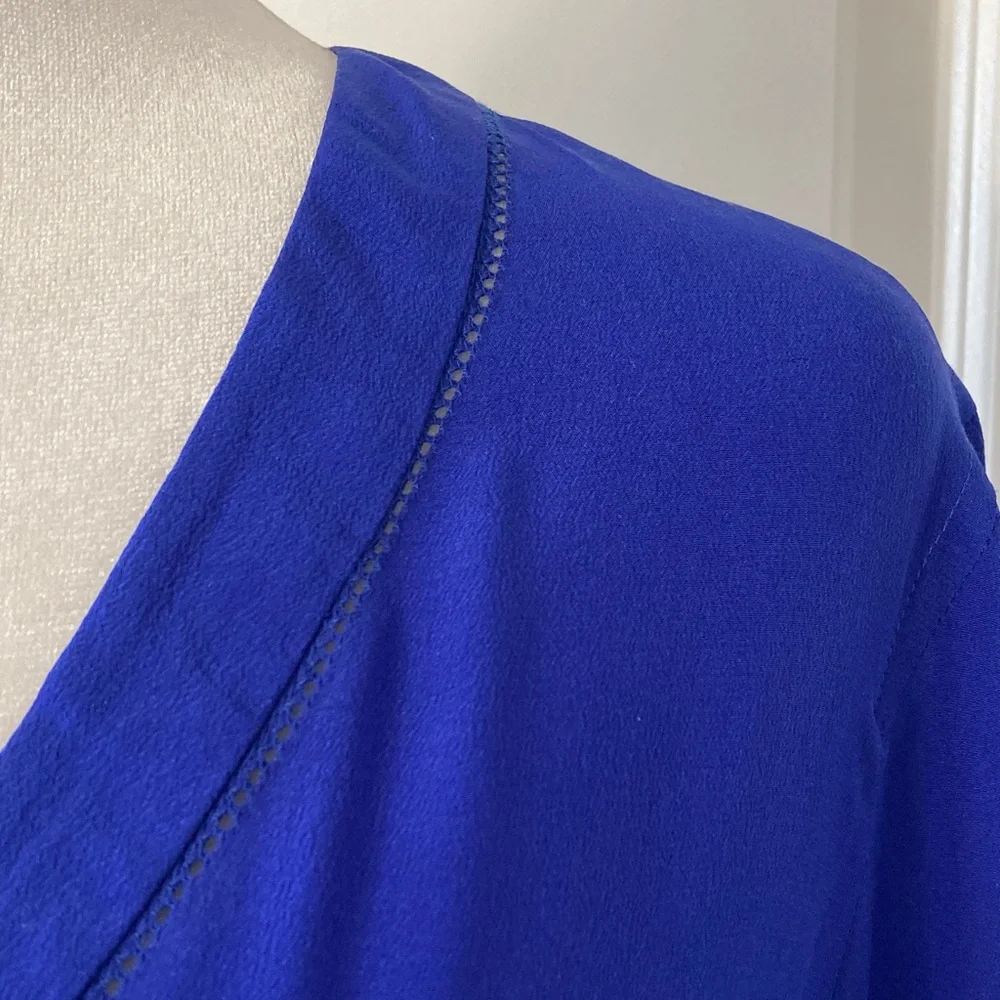 J. Crew 10 Blue Women's Top Long Sleeves